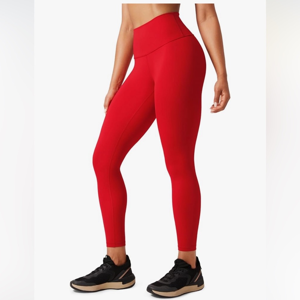 CRZ YOGA Women's Hugged Feeling Compression Leggings 25” - High Waisted - EUC